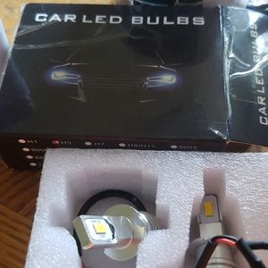 4000k yellow led bulbs for any car that has H3 bulbs